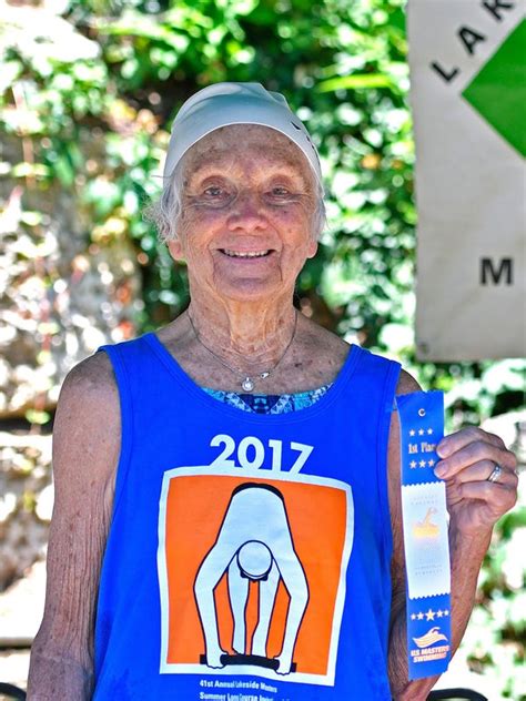 Woman 92 Breaks Records In Her First Swim Meet