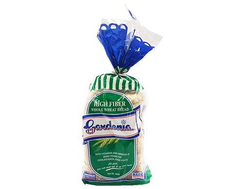 If you want the maximum health benefit from your bread, stay clear of. Gardenia High Fiber Whole Wheat Bread 400g