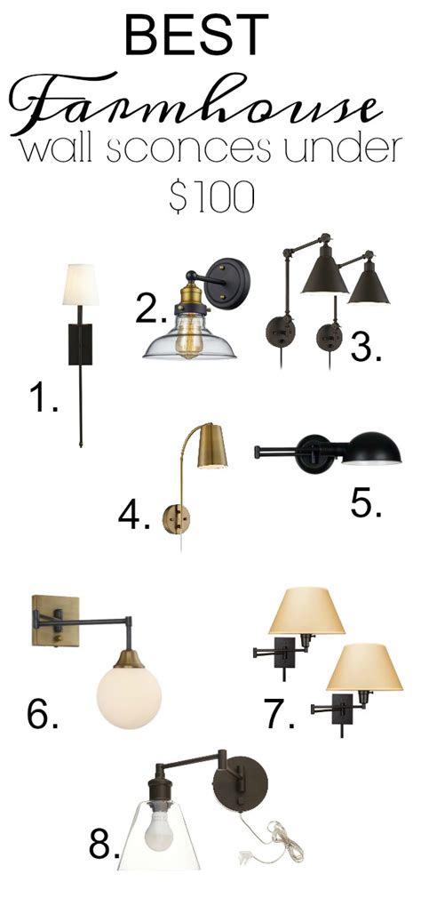 Find the right contemporary wall sconce for your space apart from indoor wall sconces, ylighting also features modern outdoor sconces and bathroom wall sconces. Best Farmhouse Wall Sconces Under $100 - Seeking Lavendar Lane