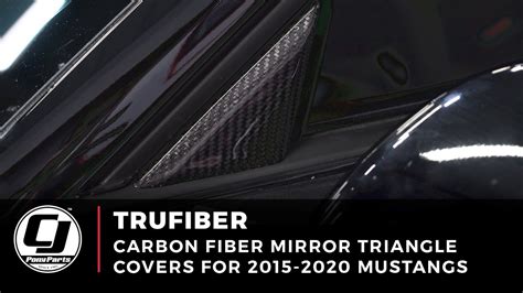 2015 2020 Mustang Trufiber Carbon Fiber Exterior Mirror Triangle