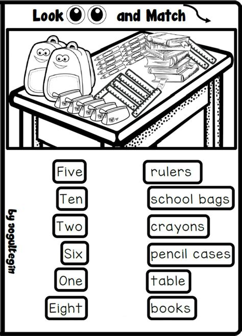 Classroom Objects Interactive Worksheet For Beginner You Can Do The