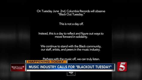 Nashville Music Industry Goes Silent For Blackout Tuesday Youtube