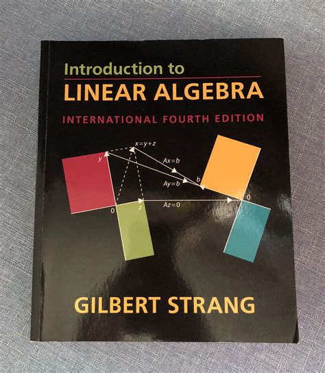 Gilbert Strang Introduction To Linear Algebra International 4th Edition