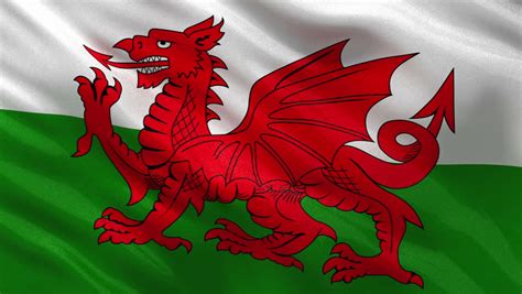 The 4k Wales Flag Animated Background Features A High Quality Wales