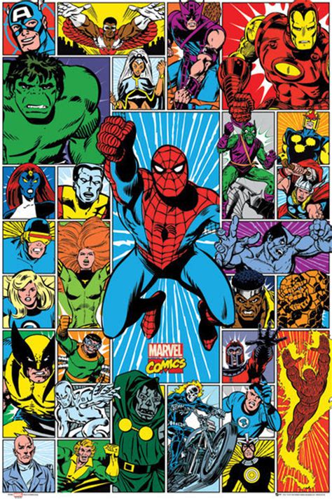 Marvel Grid Poster Sold At Europosters
