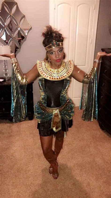 Halloween Cleopatra Costume African American Ruby Woo Dark Skin