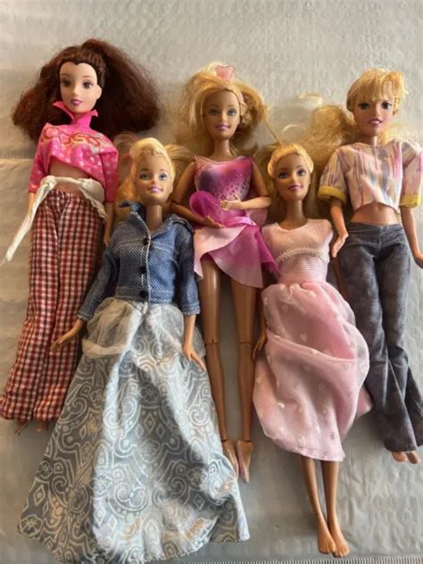 barbie lot of 5 1990 s dolls barbie 22 50 picclick