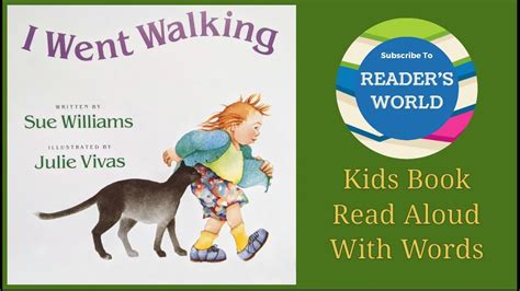 🦆🐈‍ Kids Books Read Aloud I Went Walking By Sue Williams Childrens