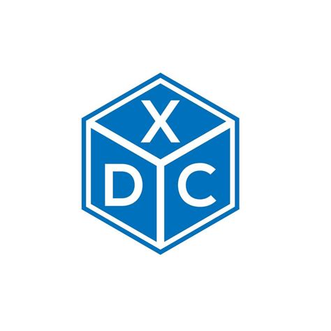 Xdc Letter Logo Design On Black Background Xdc Creative Initials Letter Logo Concept Xdc