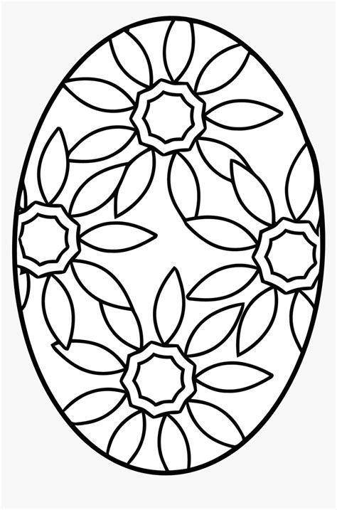 easter egg blank coloring page  amazing svg file
