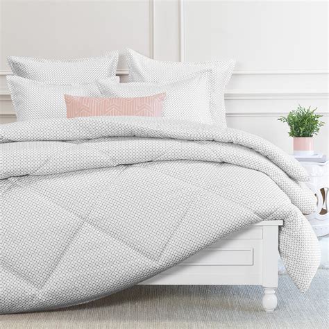 Grey White Comforter