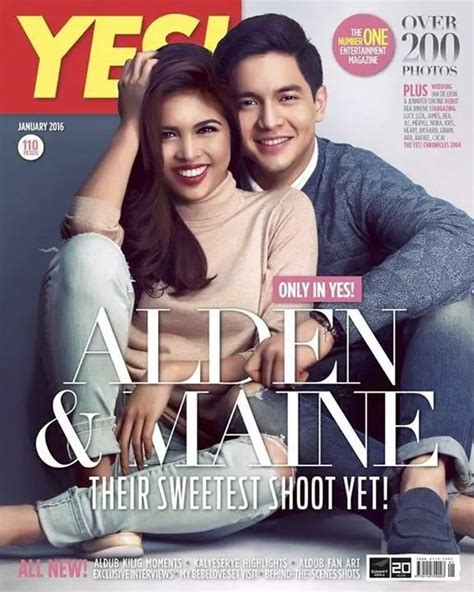 Alden Richards And Maine Mendoza YES January 2016 Cover Starmometer