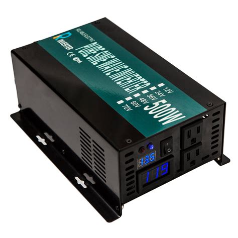 500W DC to AC Power Inverter Pure Sine Wave Inverter with Remote Control