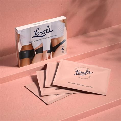 Lorals Latex Undies For Pleasure And Comfort Oral Sex Lingerie Pack Of 4 Shopee Singapore