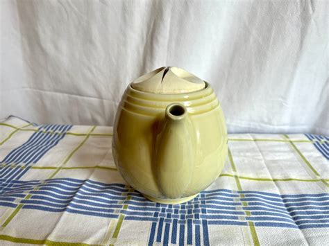 1930s Drip O Lator Art Deco Ceramic Coffee Pot Vintage Etsy