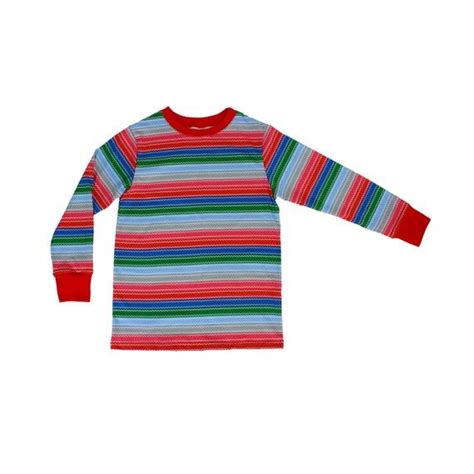Childs Rainbow Stripe Good Buddy Horror Shirt Striped Long Sleeve