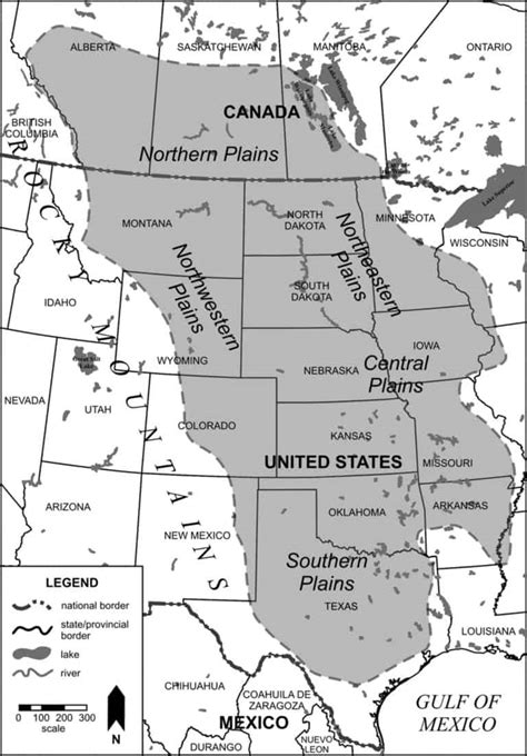 Great Plains Map Public Domained Prairie Citizen