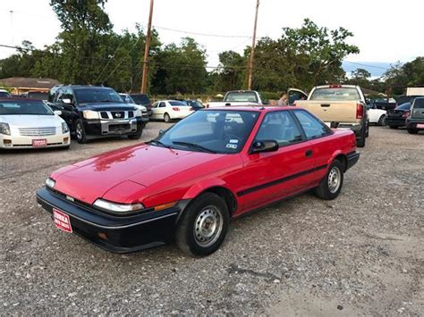 1989 Toyota Corolla Sr5 Sport 93587 Miles Red 4 Cylinder Engine 16l