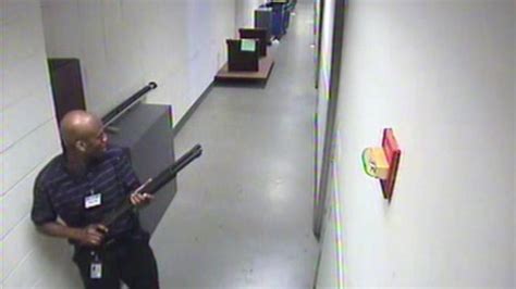 Navy Yard Shooting Cctv Shows Gunman Aaron Alexis Bbc News