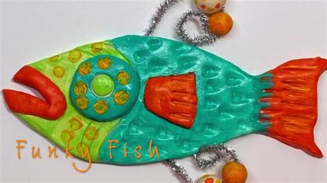 Funky Fish Clay Art Project Video And Pdf With Detailed Instructions