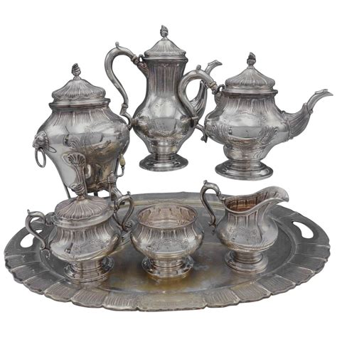 Tiffany And Company Sterling Silver Tea Set On Tray At Stdibs