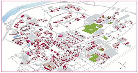 Athens State University Campus Map