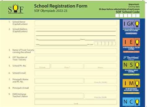 Sof Olympiad Registration 2022 23 How To Register Exam Last Date