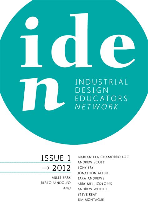 (PDF) Industrial Design is Dead. Long Live Industrial Design: Adapting Industrial Design ...