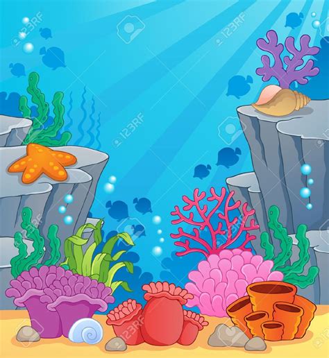 Underwater Sea Animals Clip Art