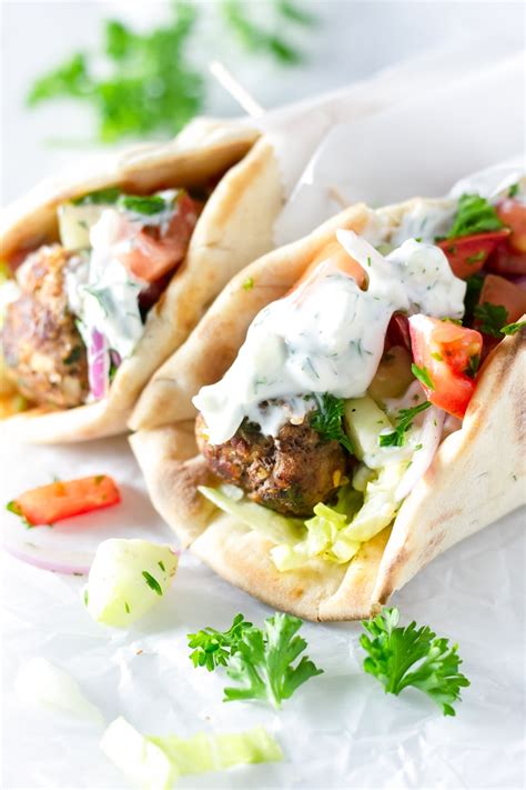 Greek Meatball Gyros Cooking For My Soul