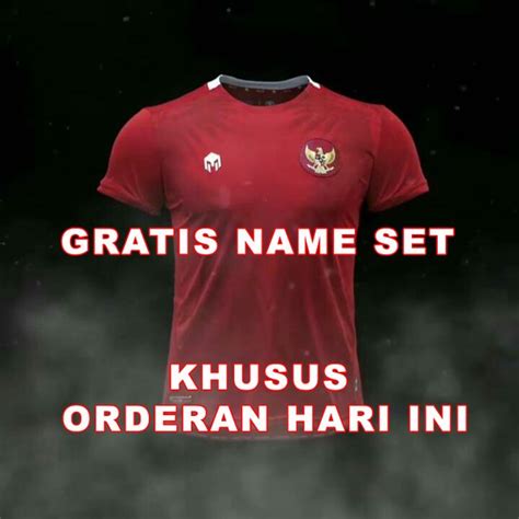 Jual Jersey Timnas Indonesia Garuda Player Issue Kit Mills 100 Original Plus Box Dan Sertifikat