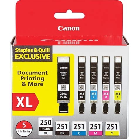 Canon Pgi 250 Xlcli 251 Special Edition Blackcolor Ink Cartridge