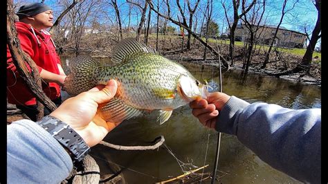 Crappie Fishing In Small Channel River Youtube