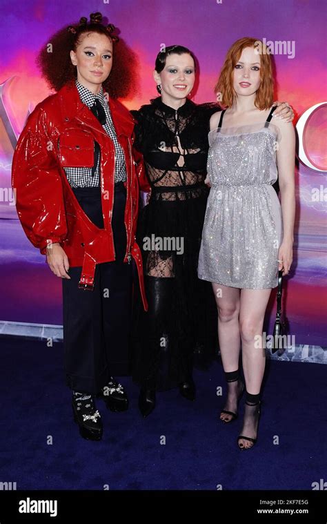 Erin Kellyman Ruby Cruz And Ellie Bamber Attending The Screening Of Disney Series Willow At