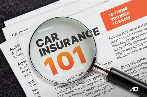 Car Insurance 101 10 Terms You Need To Know Autodeal