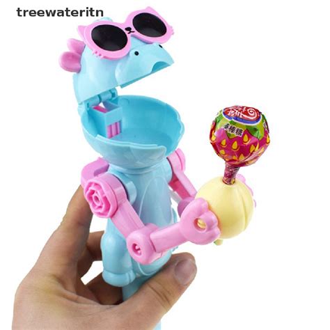 Ritn Creative Personality Toy Lollipop Holder Deion Toys Robot Candy