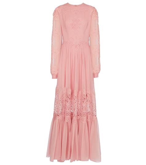 Myla Silk Blend Chiffon Gown By Costarellos Coshio Online Shop