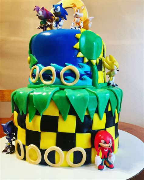 Sonic The Hedgehog Cake Sonic Birthday Cake Sonic The Hedgehog Cake