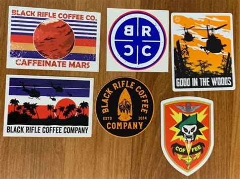 Black Rifle Coffee Company Sticker Military Decal Lot Brcc 1499