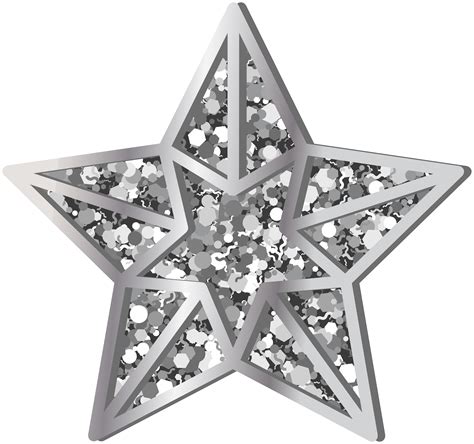 Star Silver Transparent Png Clip Art