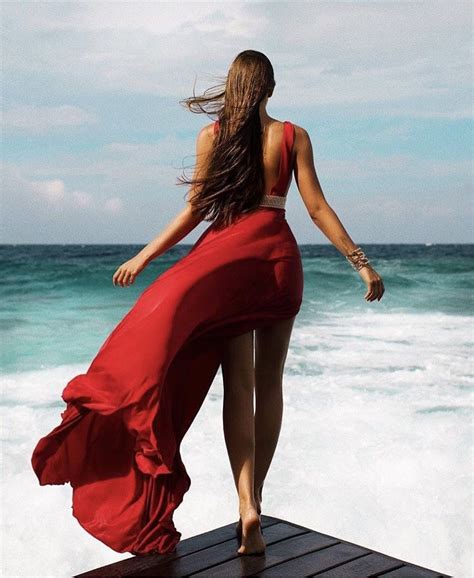 Viki Odintcova Flowing Dresses Fashion Red Formal Dress