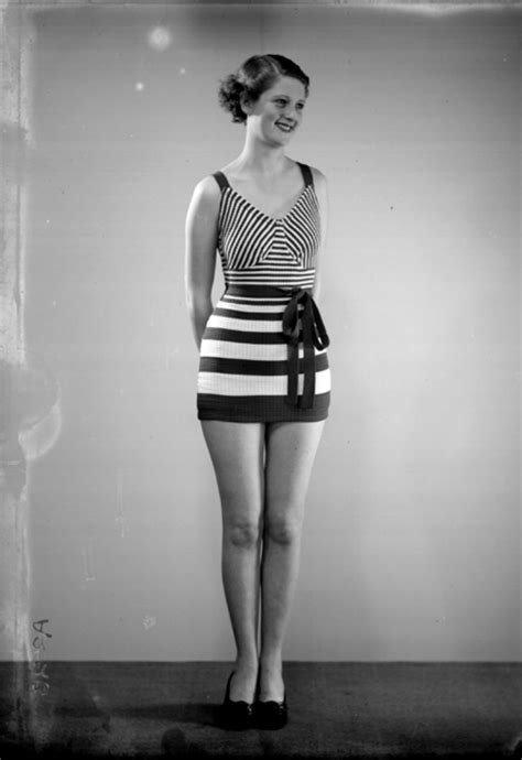 striped bathing suit with tied waist 1940s striped bathing suit vintage swimwear 1920s