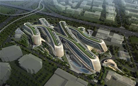 Futuristic Sky Soho By Zaha Hadid Architects Shanghai
