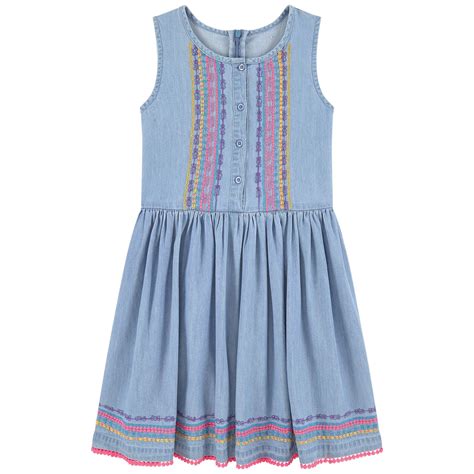 Derhy Kids - Embroidered shirt dress | Embroidered shirt dress, Dresses, Embroidered shirt