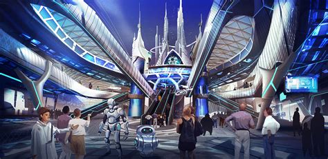 Kbxd Project Detail — Futuristic Indoor Theme Park Zone Indoor Theme Park