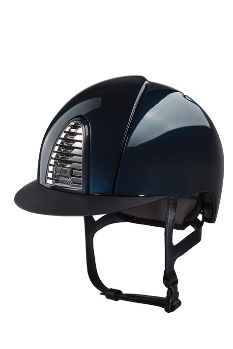 Kep Helmet Cromo 20 Shine Blue Wb Equiline Ltd