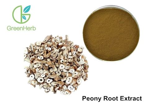 Health Supplement Peony Root Extract Paeonia Suffruticosa Andr Brown Powder