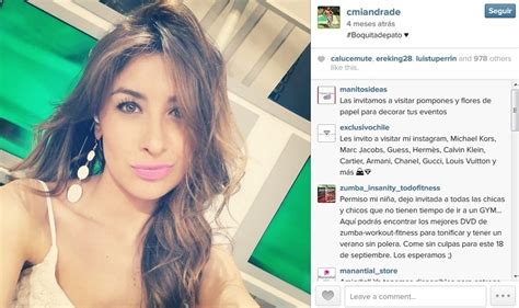 Fotos Camila Andrade Ex Miss Chile E Apresentadora 18122014 Uol
