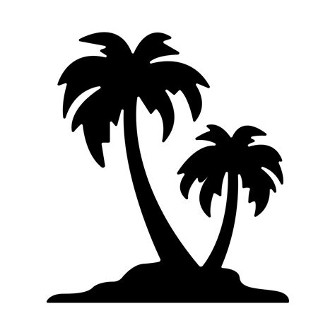 Palm Tree Silhouette Palm Tree Svg Palm Tree Clipart By Chilipapers