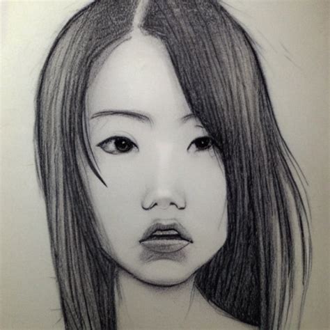 Pencil Sketch，sex，girl，japan Arthub Ai